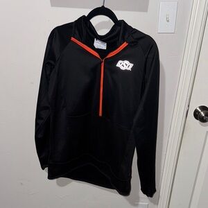 Champion Black and Orange Hoodie